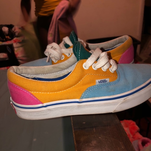 Multi Colored Vans Size 6 - Picture 1 of 6